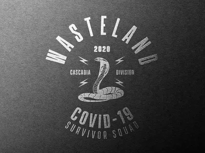 Wasteland C19 for fun illustration vector