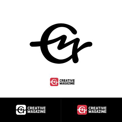 Creative Magazine logo branding design logo logotype typography vector