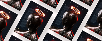 Gosmow - Poster series 3d 3d art cinema4d color design everyday gradient humanoid illustration octane poster poster art red render type typography