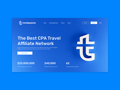 Travelpayouts branding corporate identity design illustration minimal typography ui ux web website