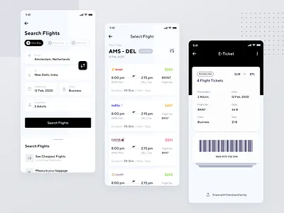 Flight App UI design + Free UI Kit booking booking app concept design flight flight app flight booking flight booking app flight search flights freebie xd minimal mobile app mobile app design plane simple ui uidesign uiux userinterface white