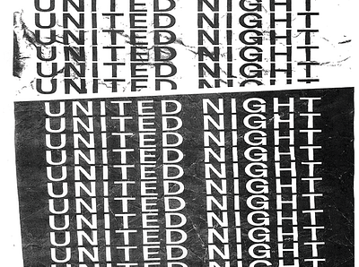 United Night church type typography