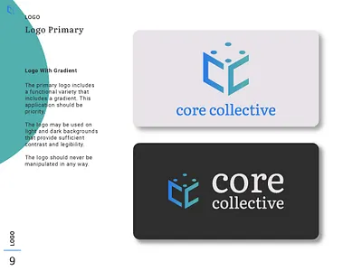 Core Collective Brand Guide branding design logo