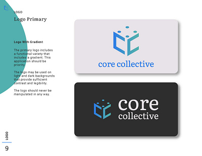 Core Collective Brand Guide branding design logo