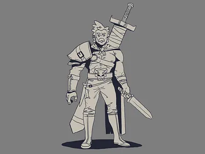 Ol' Knight characterdesign fantasy