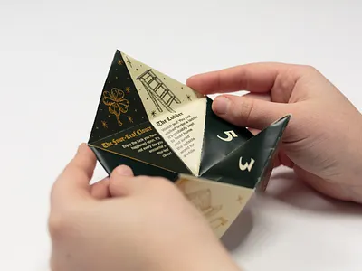 Un/Lucky Cootie Catcher blackletter cootie catcher design friday 13th illustration illustrator ipad pro luck lucky packagedesign pot of gold print print design print designer procreate promo saint patricks day stpatricks typography unlucky