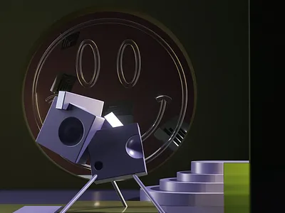 Dream 3 arch art cinema4d design face illustration render room smiley