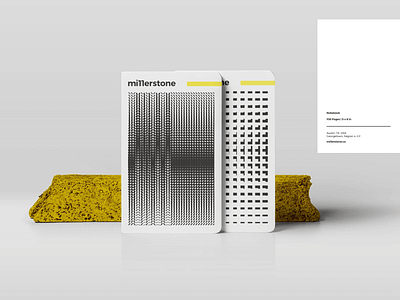 Millerstone - Notebooks art direction austin texas branding editorial editorial design firm gold golden ratio guyana investments logo minimal notebook notebook design pattern pattern art pattern design precious scheduler stationery