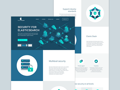 Search Guard Cybersecurity || Website cybersecurity homepage design information architecture uidesign web design