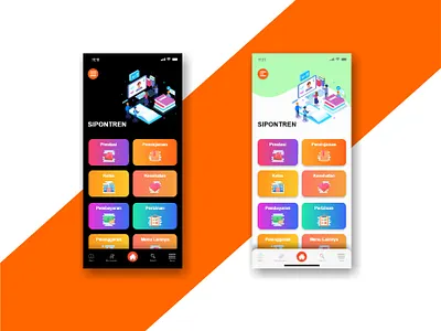 SIPONTREN APP DESIGN app appdesign appdevelopers appdevelopment application dashboad dashboard app dashboard design dashboard ui design ui ui design uidesign uiux ux