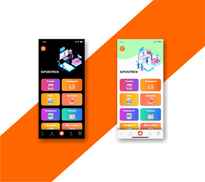 SIPONTREN APP DESIGN app appdesign appdevelopers appdevelopment application dashboad dashboard app dashboard design dashboard ui design ui ui design uidesign uiux ux