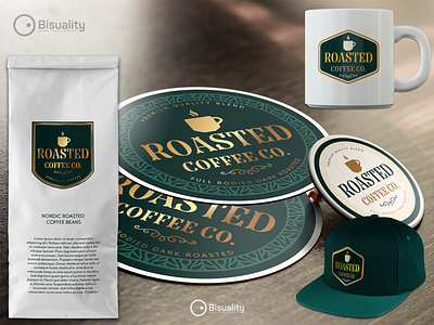Roasted Coffee Co branding coffee coffee roasted coffee roasted co coffee roaster coffeeshop logo roasted coffee roasted coffee co roasted coffee company roastedcoffeeco