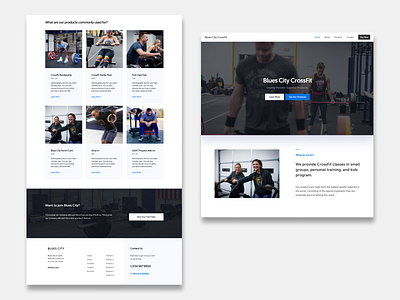 CrossFit Gym Website Redesign