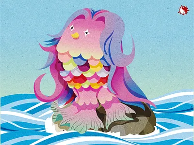 Amabie: the Japanese Yokai That Can Stave Off Epidemic illustration youkai