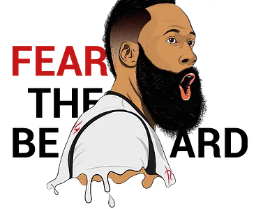 James Harden Vector Art animation basketball basketball player branding design flat illustration illustrator vector