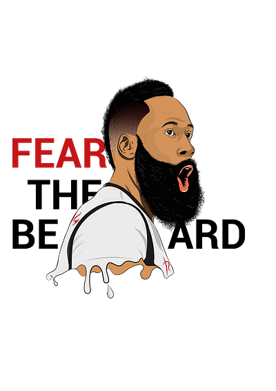 James Harden Vector Art animation basketball basketball player branding design flat illustration illustrator vector