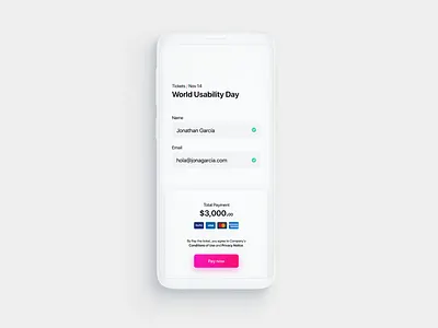 Ticket checkout app app design checkout concept design light mode payment ticket ui ui design ux design white