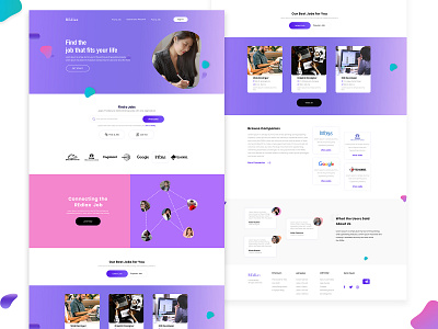 Create a Job Portal Website branding career ewwdesign experience hire job job board job landing job portal job search jpb portal website product design user experience ux web web developers web development webdesign website website builder