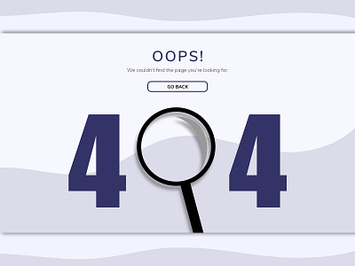 Daily UI 008 404 404 page dailyui dailyui008 design error page ui ui design