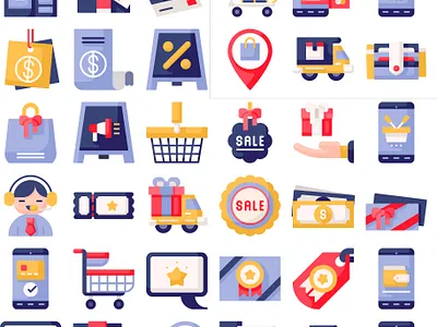 Shopping icon illustration vector