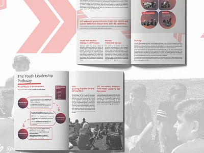 Youth Leadership program brochure art direction concept creative direction design editorial design graphic sport youth