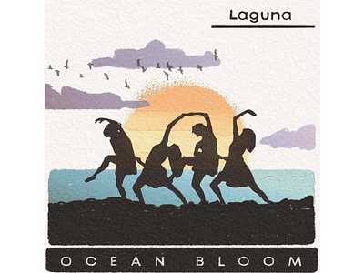 Laguna cover design graphic design illustration music