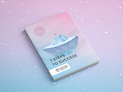 Ebook design antarctica branding business design ebook ebook cover gradient graphic design ice polygon snow