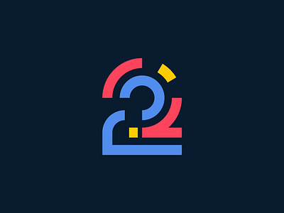 number 2 36daysoftype 36daysoftype07 branding design design lettermark logo logodesign logomark number 2 numbers type typography vector