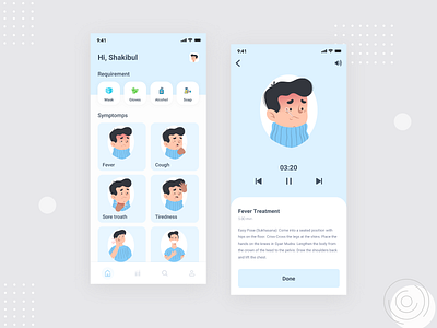 Freebie: Covid 19 Awareness App app app design clean corona coronavirus covid 19 flat freebie illstration ios ios app layout minimal mobile sketch ui ux ux design