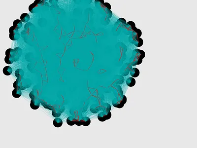 ellipses and lines experiment nodebox