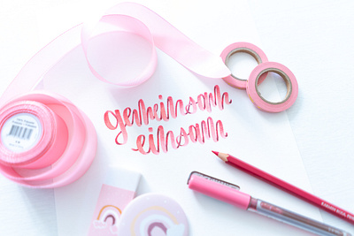 Gemeinsam einsam brushlettering calligraphy gemeinsameinsam handlettering illustration kalligrafie lettering