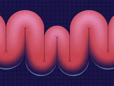 Letter W 36daysoftype 36daysoftype07 grid hotdog letter w lettering noise sausage squash and stretch typedesign typography wurst