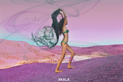On purple island photoshop