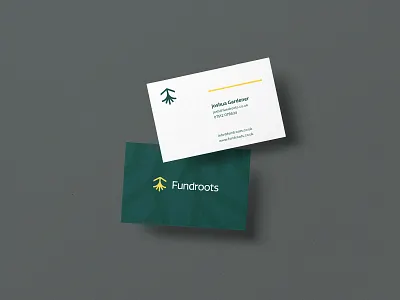 Fundroots - Business Cards branding business cards design identity logo logomark stationery wordmark