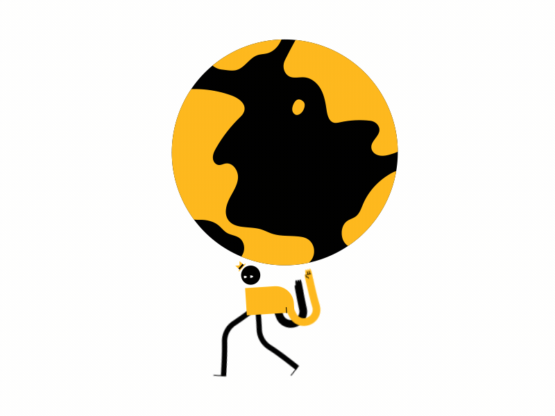 World Is Mine 2020 2d after effect animation character design foot gif gif animation globe hat man motion motion design motion graphic motiongraphics step vector weight world