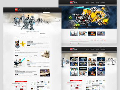 Lego.com art direction branding design design direction digital ui uiux ux web design webdesign website website design