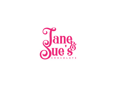Jane&Sue's Chocolate brandidentity branding design flat icon illustration logo logodesign logodesigner logotype