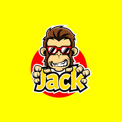 Jack The Monkey adobe art brand character design graphic design illustration illustrator logo vector