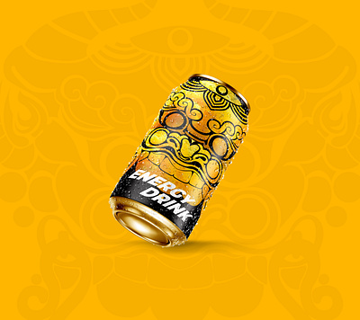 Energy drink brand branding design drinks identity illustration logo mockup mockups mongolia