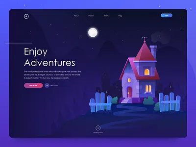 Travel Agency Concept design flat graphicdesign illustration interface ui userinterface ux web webdesign