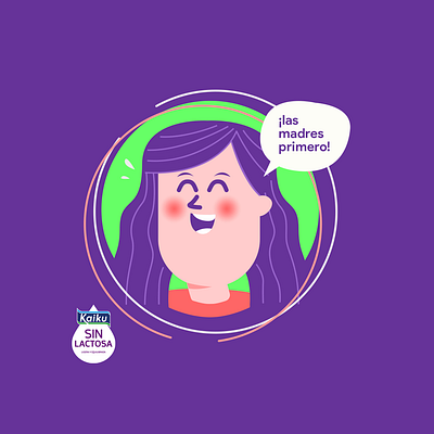 Las Madres Primero cartoon character character design icon identity illustration illustrator logo