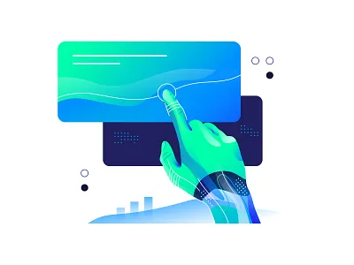 Fintech analysis analytics bussines design fintech flat hand icon illustration simple texture ui ux vector web website