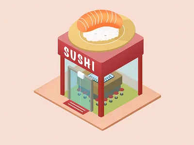 2.5d sushi place 2.5d