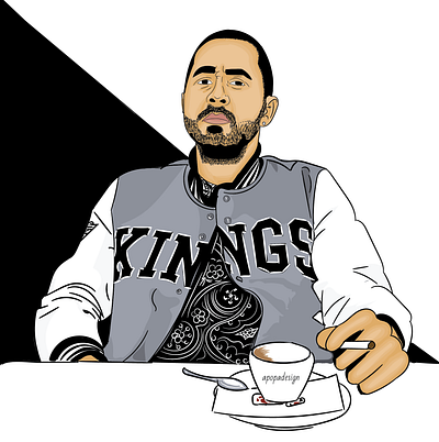 Bada*S 2020 design beard cool design graphicdesign illustrator man illustration portrait illustration portraits streetart streetwear