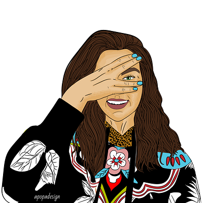 Hola style 2020 design cool colors cool design illustration illustrator lifestyle portrait illustration streetart streetwear woman illustration woman portrait womans