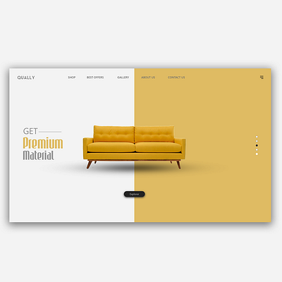 furniture Ui Design app design illustration ui ux web website