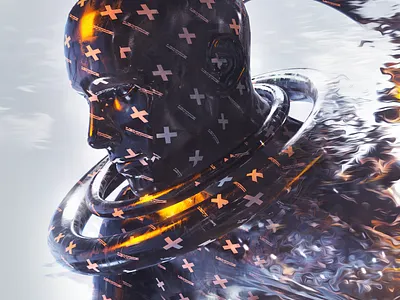 Gosmow - Poster 365 3d 3d art art cinema4d color compositing design everyday human lights octane poster poster art render texture