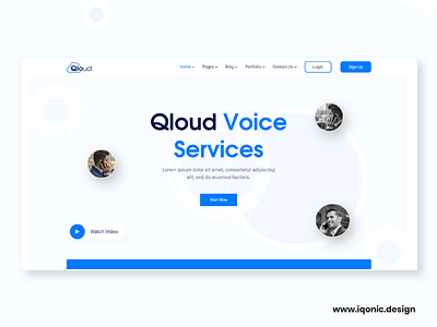 Qloud - Cloud Computing, Apps & Server WordPress Theme cloud technology iqonic design it services it solution wordpress