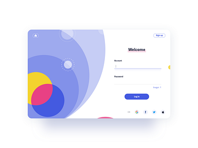 Login interface design interface ui ux