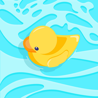 Duck adobe illustrator bath bathroom duck ducks flat flat character flat illustration foam illustration vector vector illustration